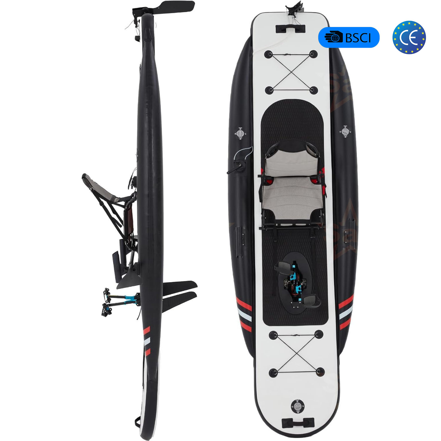 Fishing Kayak Pedal Drive - Высококачественный надувной педальный каяк с технологией