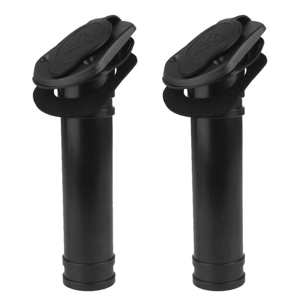Fishing Kayak Rod Holder - Черные нейлоновые держатели для удочек, встраиваемые