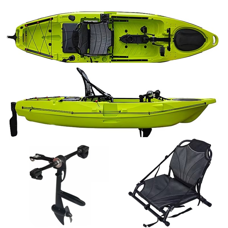 Fishing Kayak Pedal Drive - Пластиковый рыболовный каяк OEM для одного