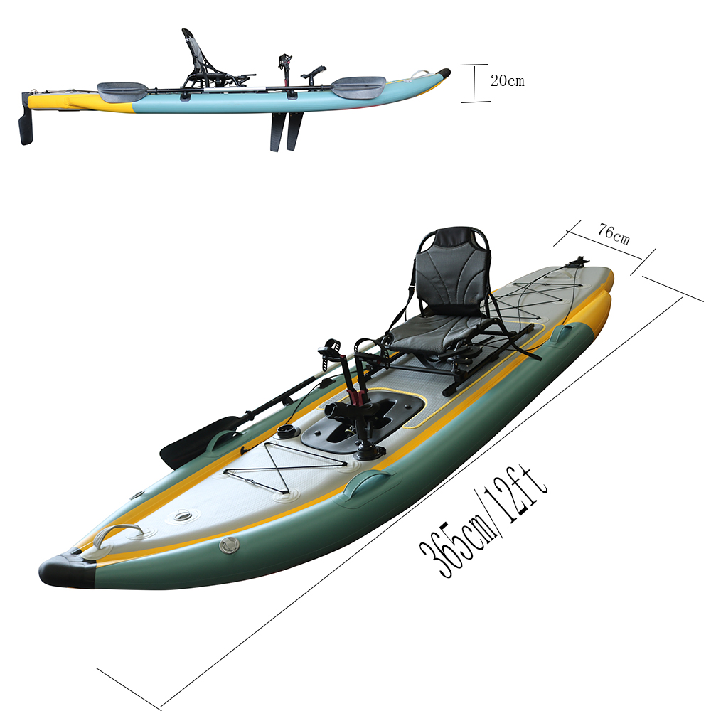 Надувной складной каяк для рыб – обзор и цена Fishing Kayak Sit On Top