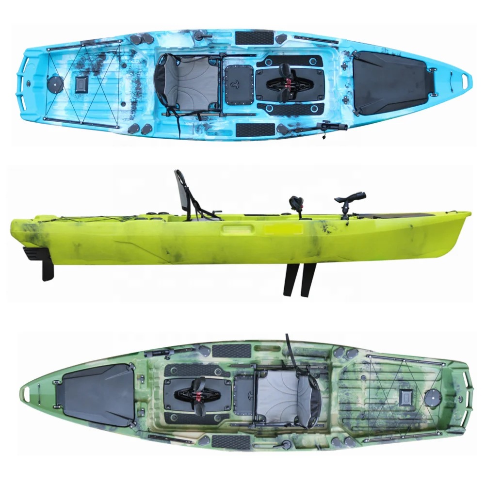 13-футовый педальный каяк с пр – обзор и цена Fishing Kayak Trolling Motor