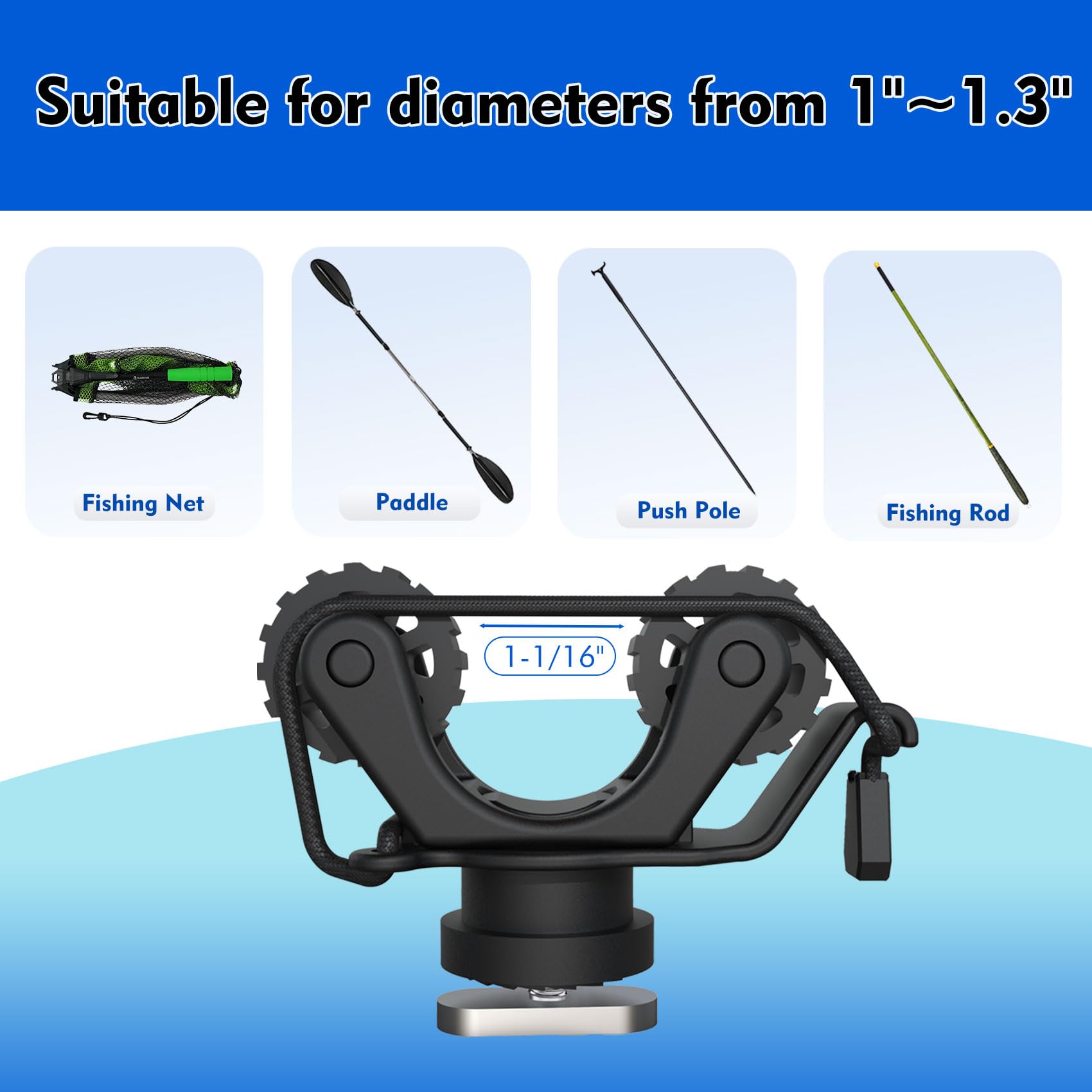 Держатель весла для каяка, акс – обзор и цена Fishing Kayak Rod Holder