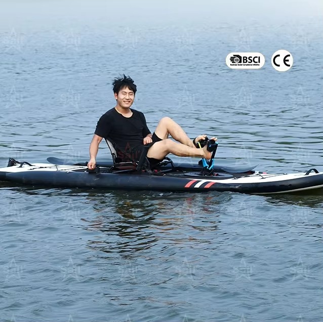 Заводской надувной педальный к – обзор и цена Fishing Kayak Sit On Top