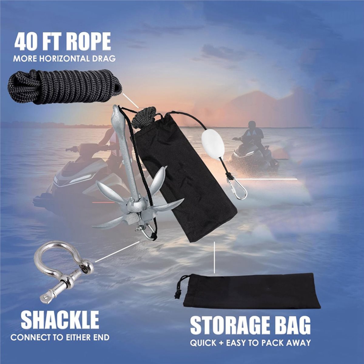 Большая скидка! Якорь для каяк – обзор и цена Fishing Kayak Anchor