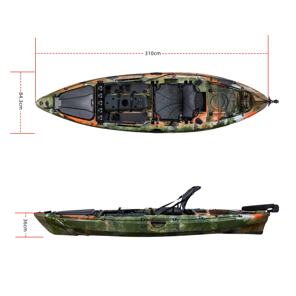Первоклассный одиночный рыболо – обзор и цена Fishing Kayak Seat