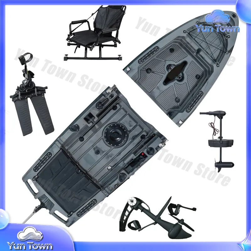 Модульный каяк 9,5 футов с пед – обзор и цена Fishing Kayak Sit In